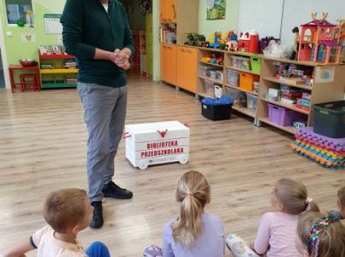 BIBLIOTEKA PRZEDSZKOLAKA - WARSZTATY Z KSIAŻKĄ