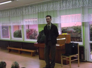 Lekcja edukacyjna z przedstawicielem Nadleśnictwa Nowogard