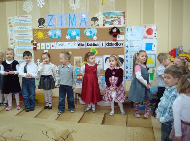 Dzień Babci i Dziadka w grupie 4-latków - luty 2012